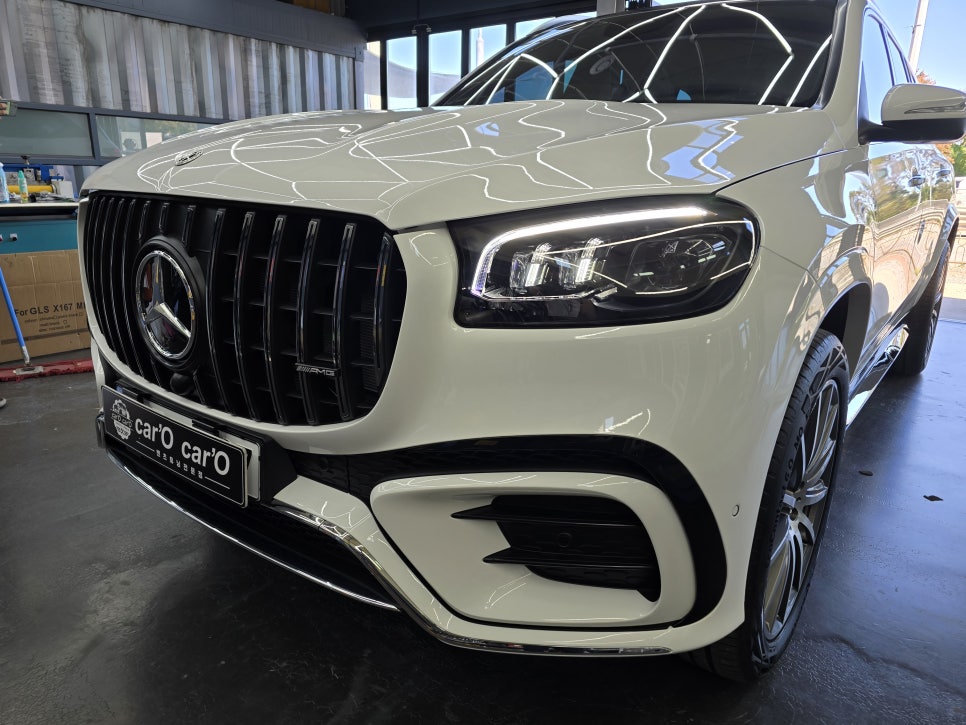 벤츠 GLS 인기 튜닝 ] 벤츠 gls450 - 전동사이드 발판, 세로그릴