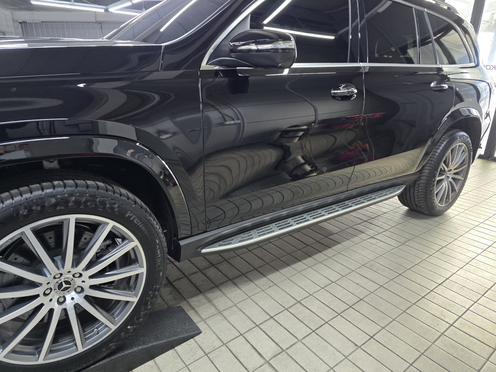 편리한 벤츠생활 카오카오 ] 벤츠 gls450 - 마이바흐 전동발판