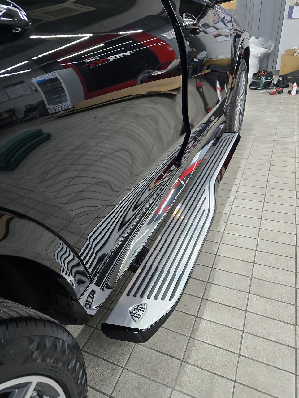 편리한 벤츠생활 카오카오 ] 벤츠 gls450 - 마이바흐 전동발판