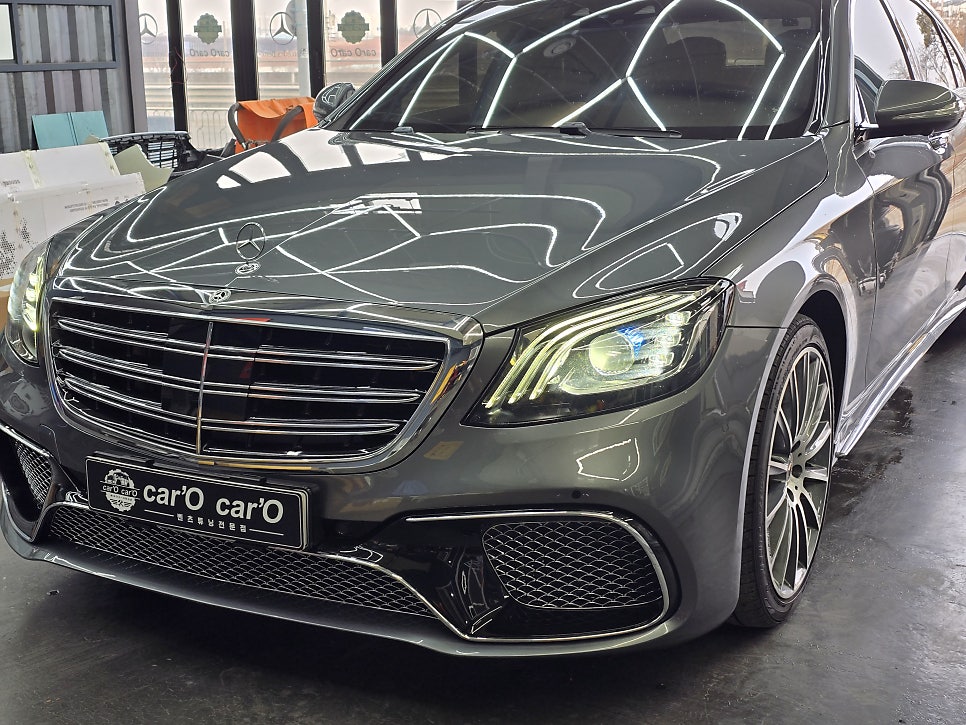 광주 벤츠S클래스 바디킷 ]  벤츠 w222 - 후기형 65amg 바디킷 드레스업   " 만족도 최상의 바디킷 "