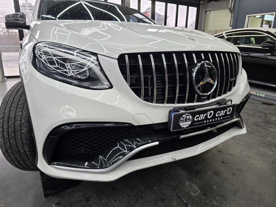 벤츠 w166 gle - 63 스타일 프론트 범퍼 사고수리