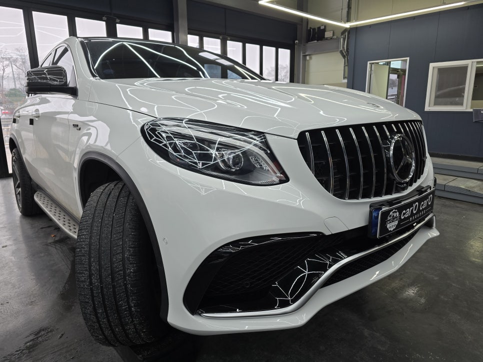 벤츠 w166 gle - 63 스타일 프론트 범퍼 사고수리