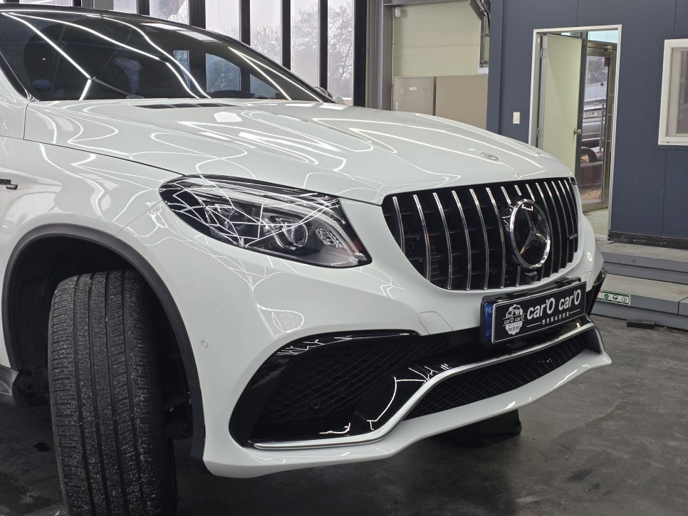 벤츠 w166 gle - 63 스타일 프론트 범퍼 사고수리