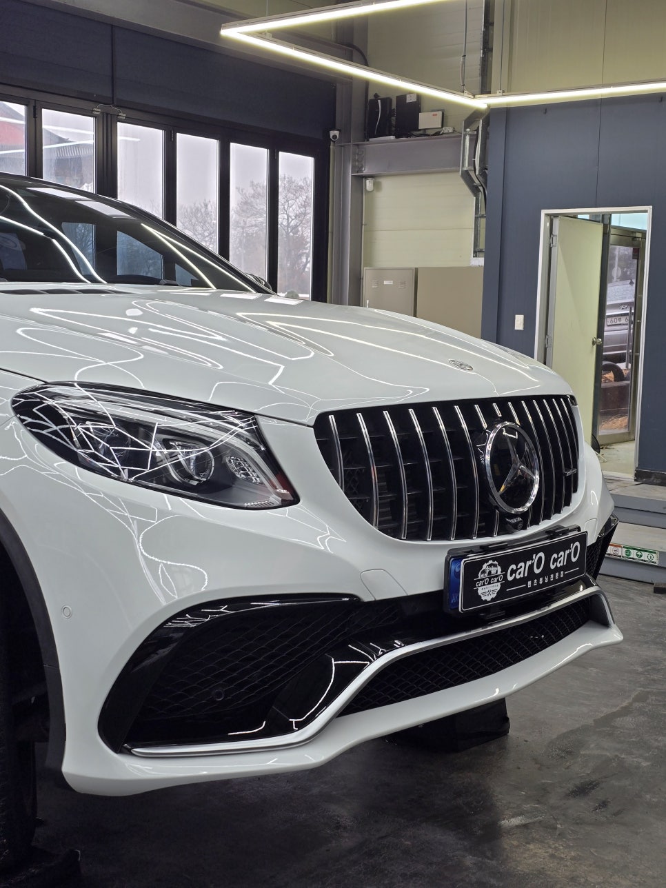 벤츠 w166 gle - 63 스타일 프론트 범퍼 사고수리