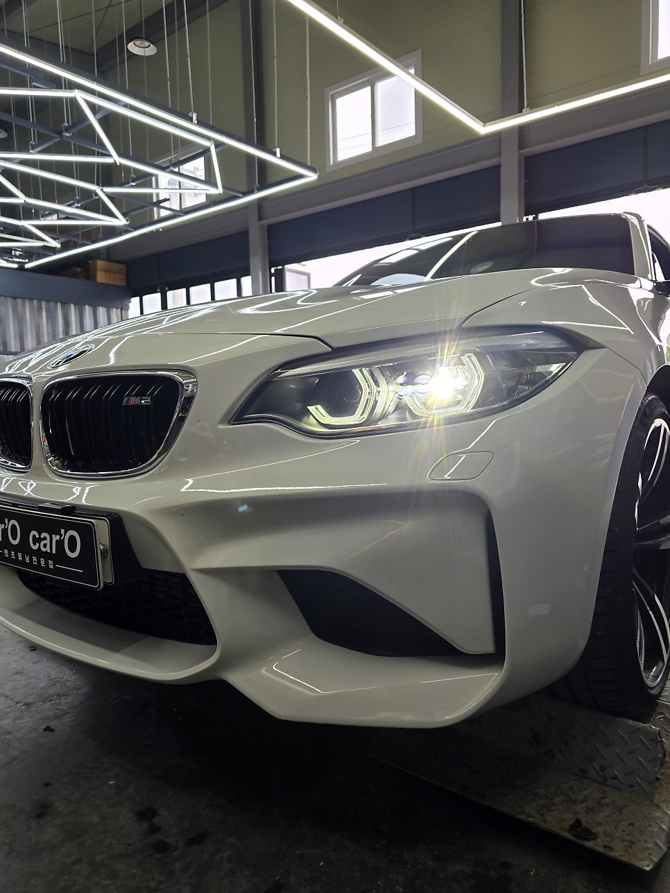 광주 수입차 전문 튜닝샵 카오카오 ]  BMW F87 - M2  컴페티션 룩 프론트 범퍼