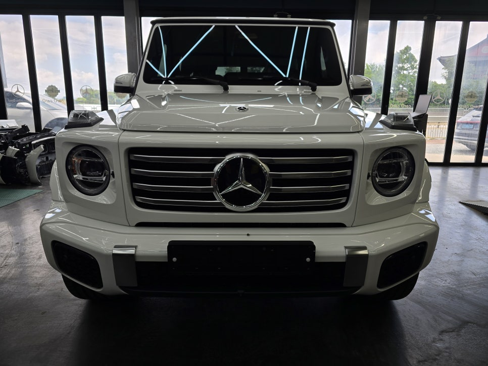 광주 지바겐 튜닝 전문샵 ] 벤츠 G450d  - 63amg 그릴 교체