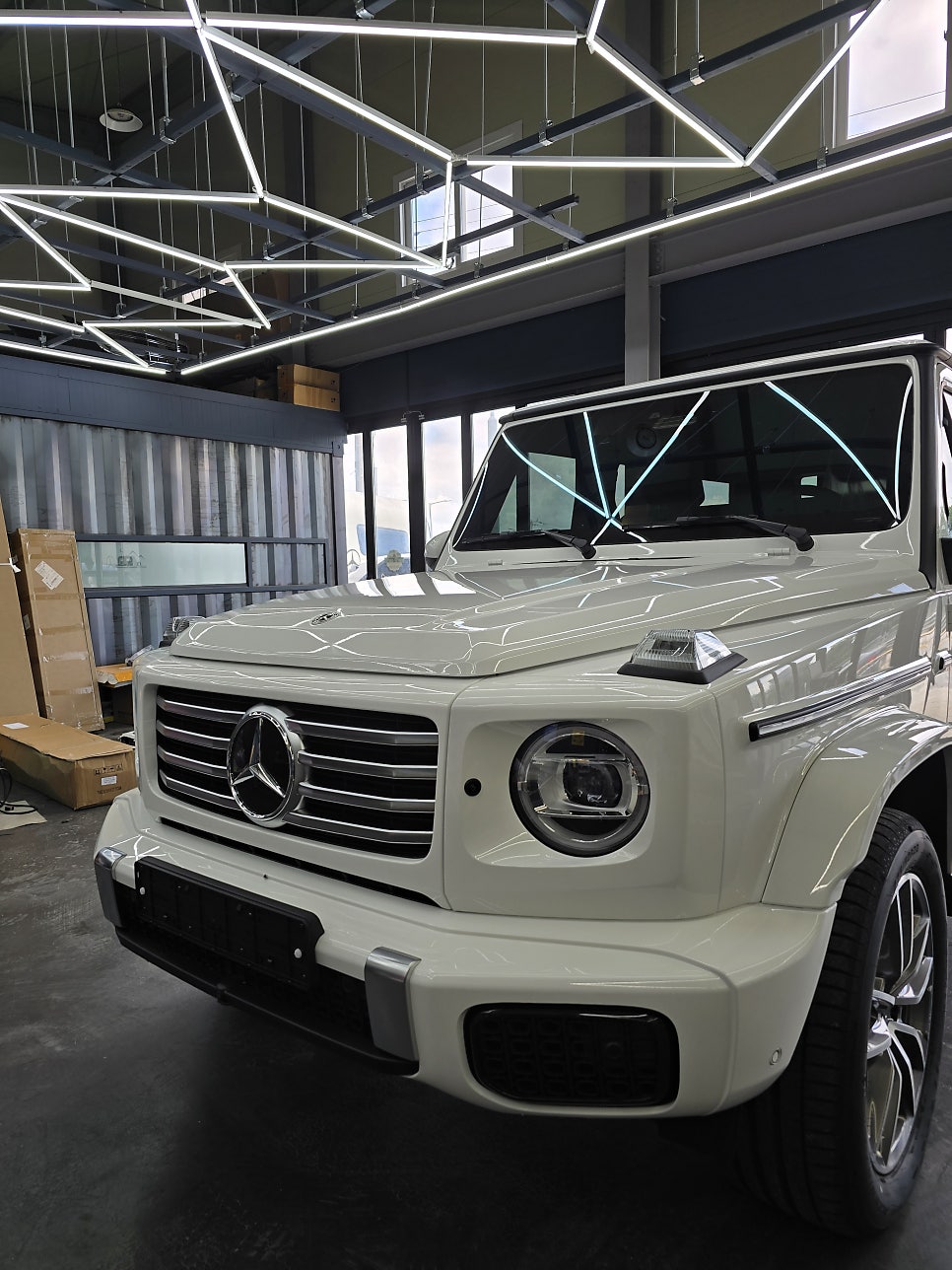 광주 지바겐 튜닝 전문샵 ] 벤츠 G450d  - 63amg 그릴 교체