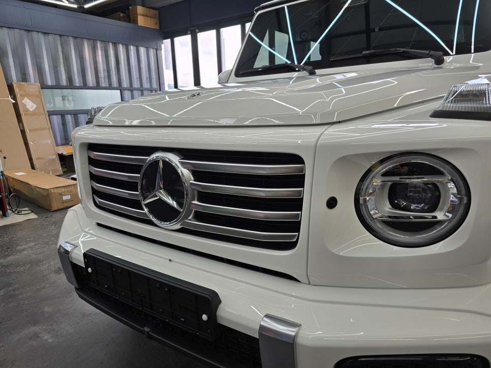 광주 지바겐 튜닝 전문샵 ] 벤츠 G450d  - 63amg 그릴 교체