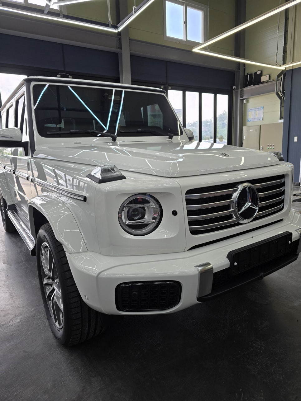 광주 지바겐 튜닝 전문샵 ] 벤츠 G450d  - 63amg 그릴 교체