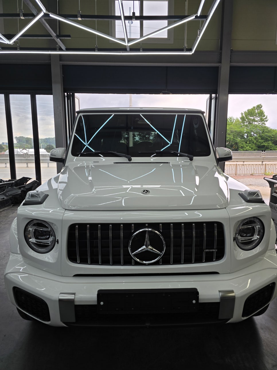 광주 지바겐 튜닝 전문샵 ] 벤츠 G450d  - 63amg 그릴 교체