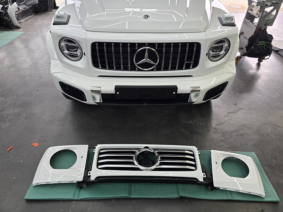 광주 지바겐 튜닝 전문샵 ] 벤츠 G450d  - 63amg 그릴 교체
