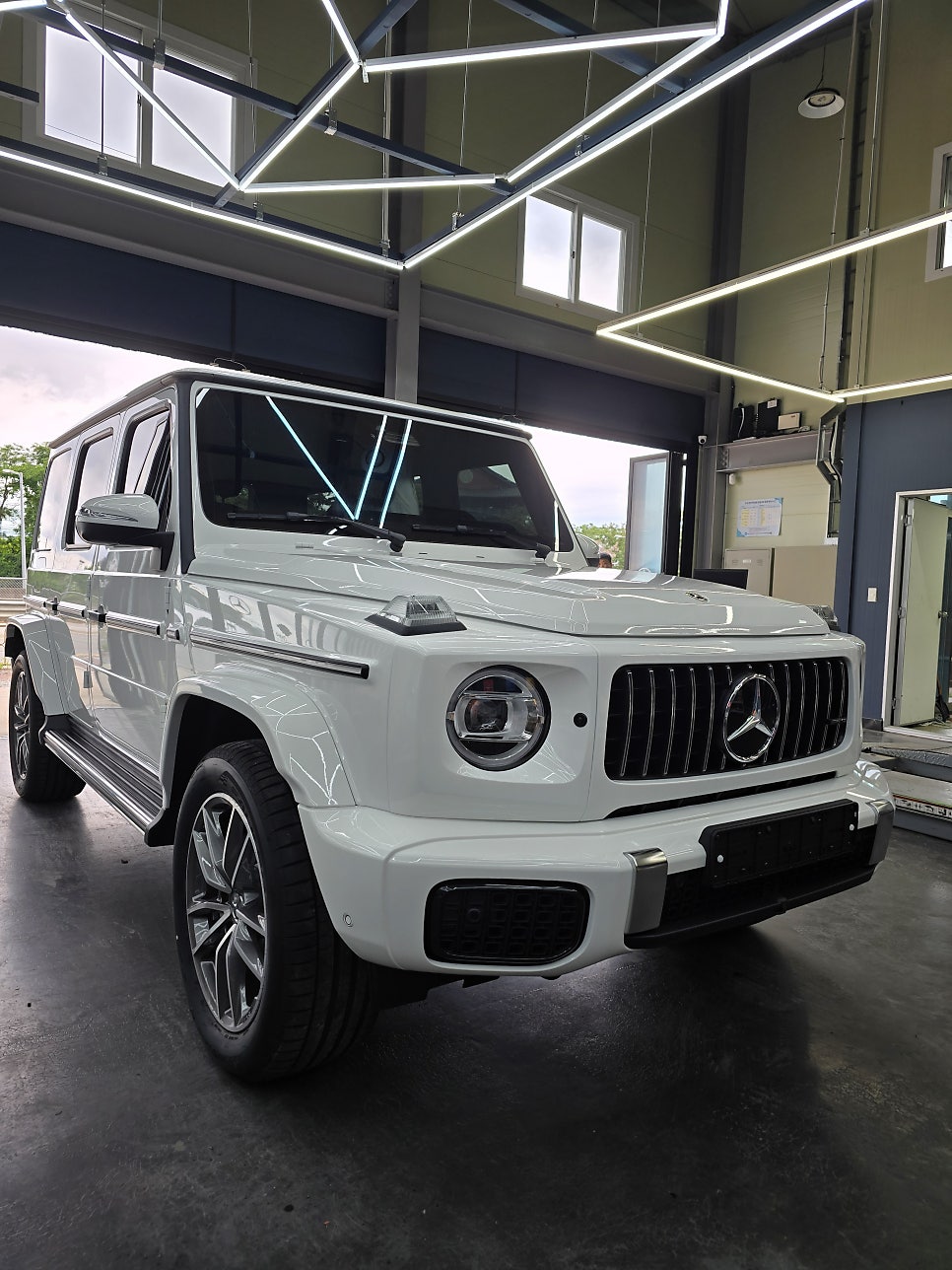광주 지바겐 튜닝 전문샵 ] 벤츠 G450d  - 63amg 그릴 교체