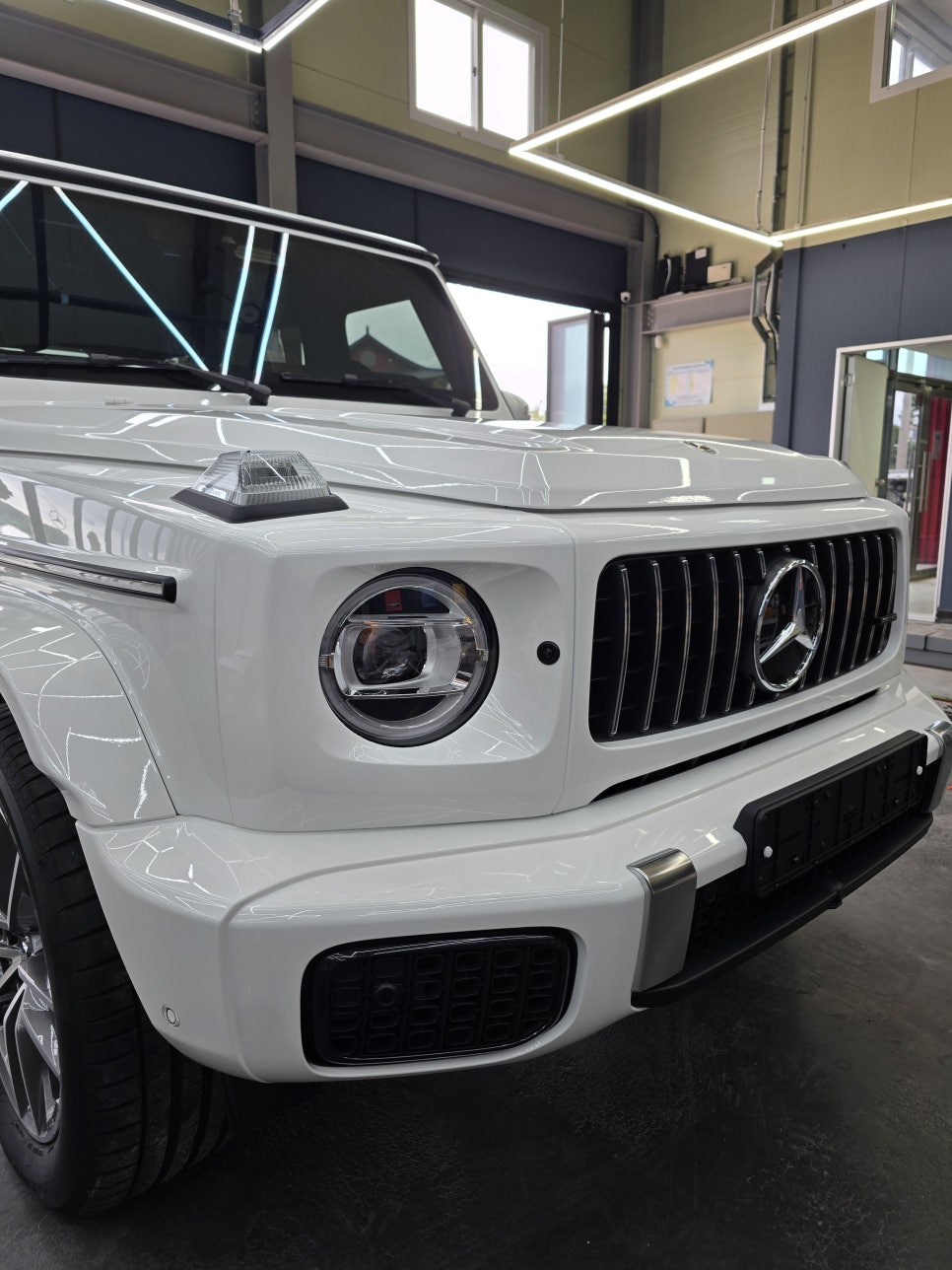 광주 지바겐 튜닝 전문샵 ] 벤츠 G450d  - 63amg 그릴 교체