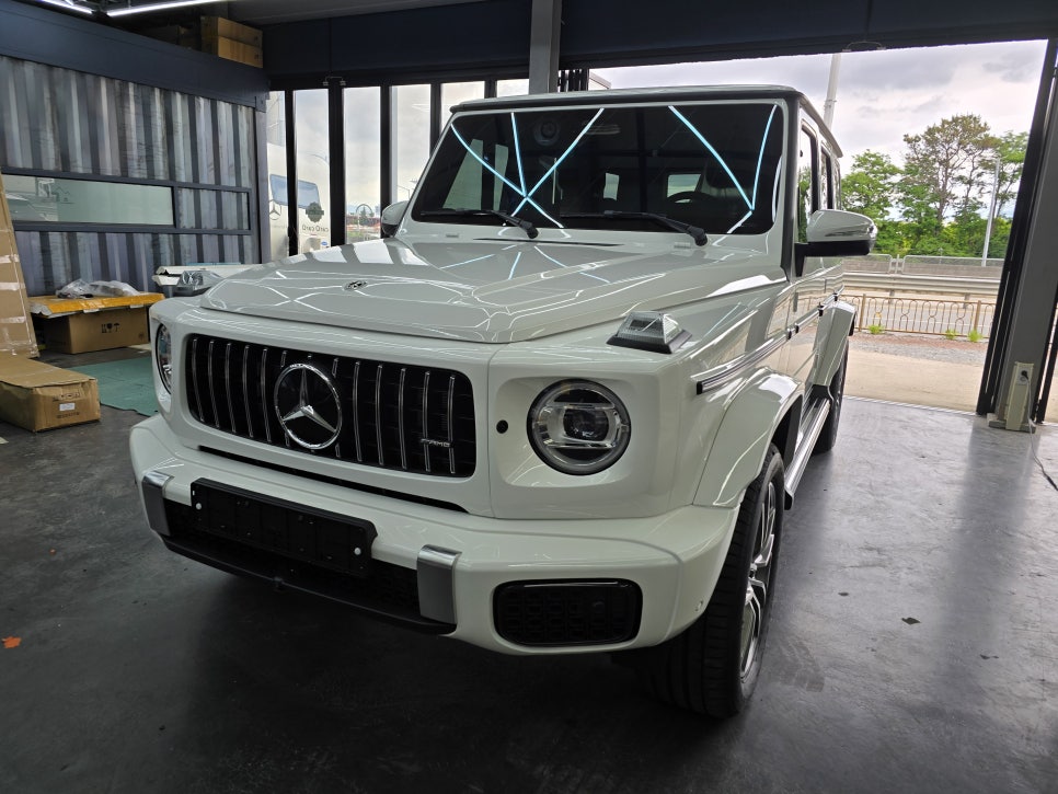 광주 지바겐 튜닝 전문샵 ] 벤츠 G450d  - 63amg 그릴 교체