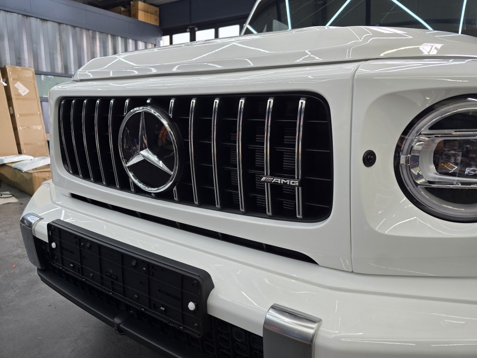 광주 지바겐 튜닝 전문샵 ] 벤츠 G450d  - 63amg 그릴 교체
