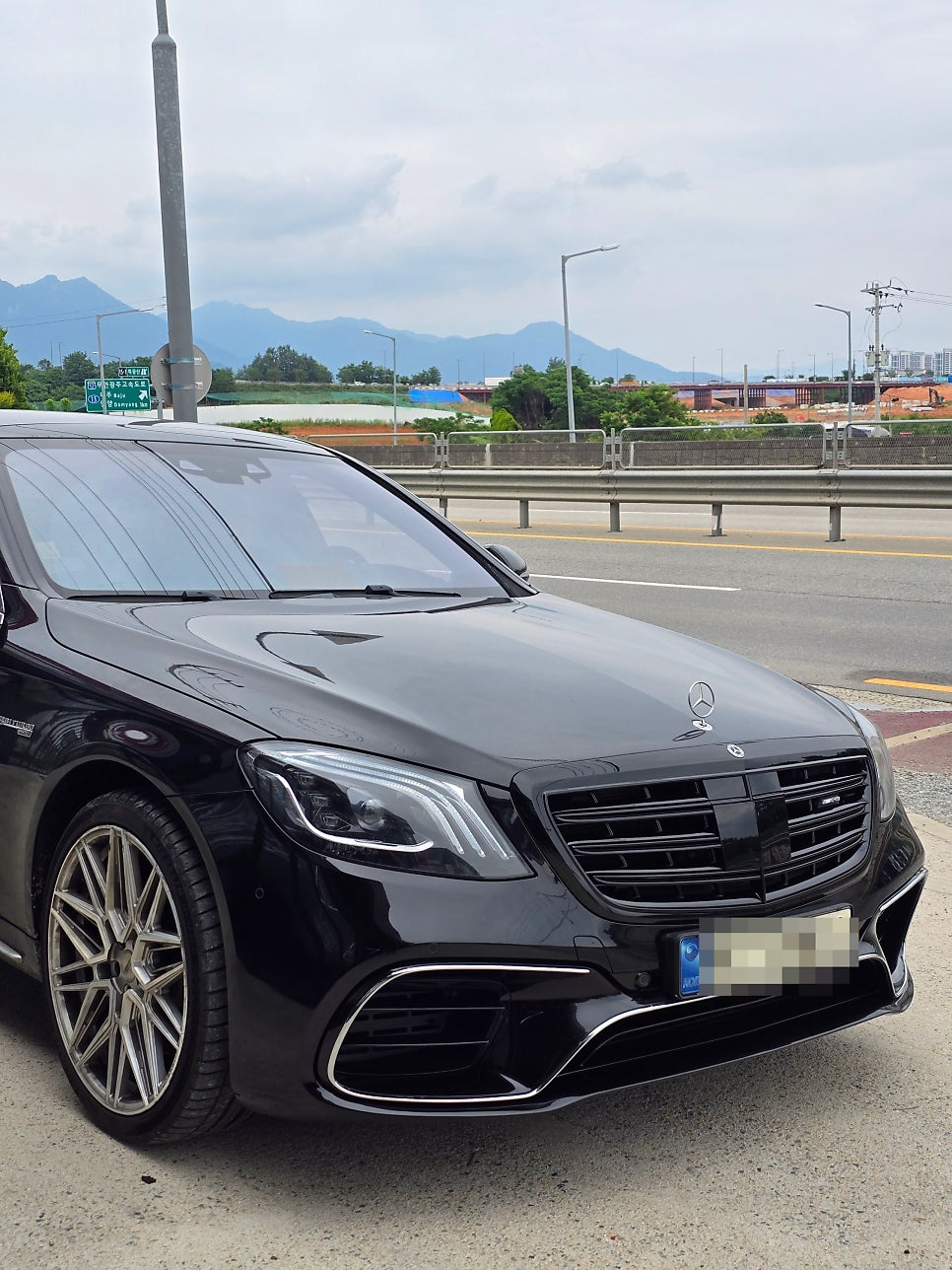 광주 벤츠레트로핏 전문샵 카오카오 ] 벤츠 s65 사고로 인한 범퍼 & 그릴 교체 " S63 블랙으로 다운포스 업그레이드 "