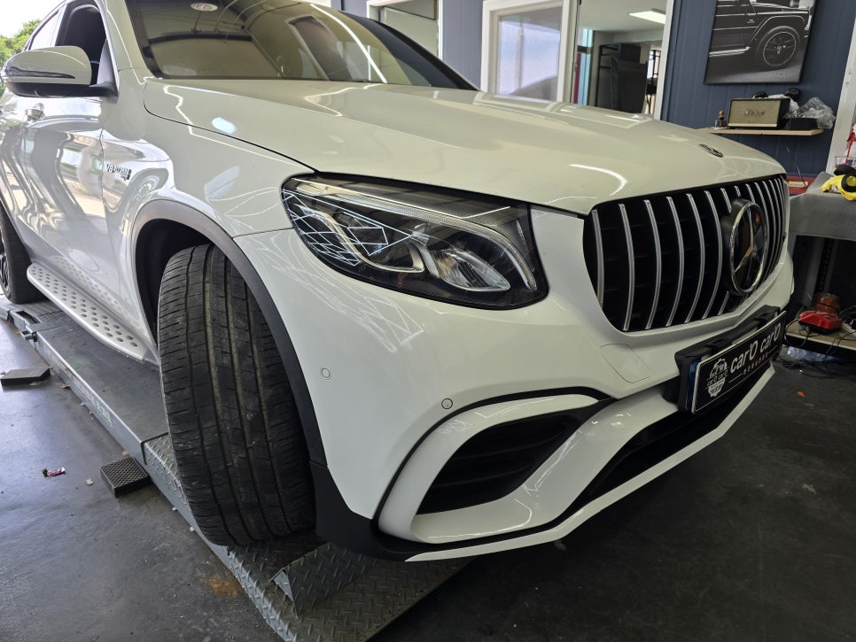 벤츠 glc x253 63amg -  프론트바디킷 교체   " 사고로 인한 수리 "