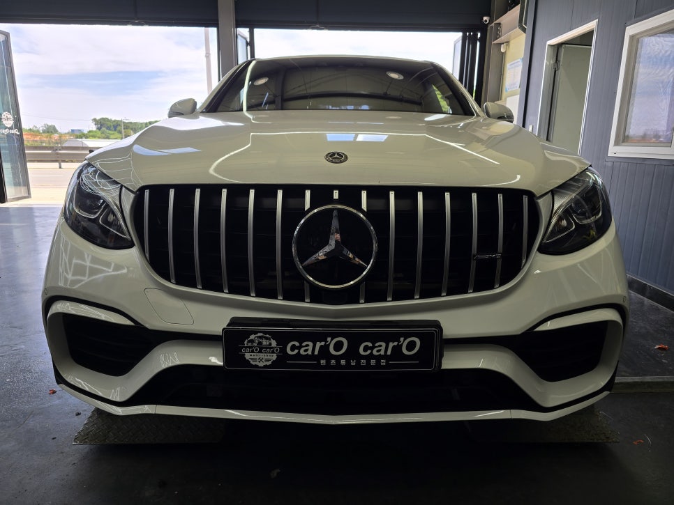 벤츠 glc x253 63amg -  프론트바디킷 교체   " 사고로 인한 수리 "