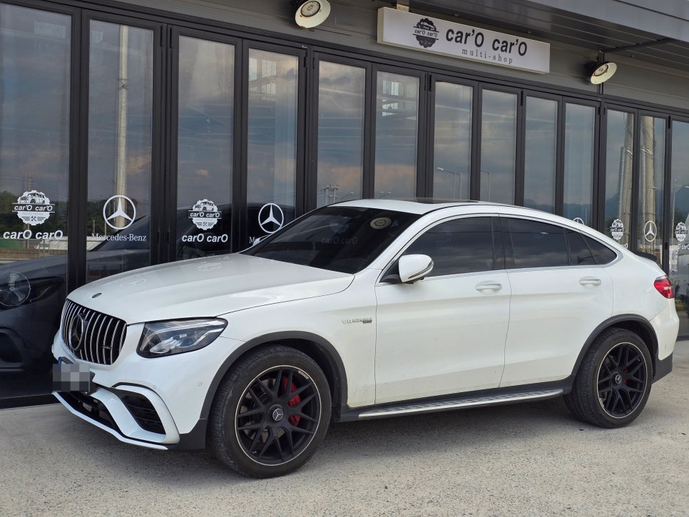벤츠 glc x253 63amg -  프론트바디킷 교체   " 사고로 인한 수리 "