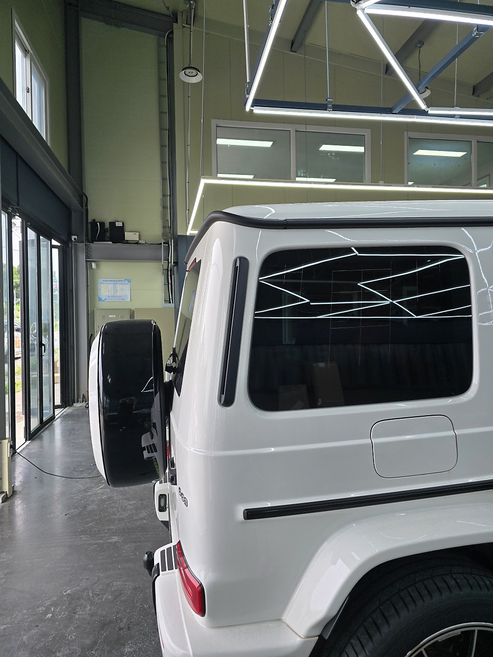 벤츠 g63 브라부스 brabus 바디킷 드라이카본3종, 전동사이드스텝