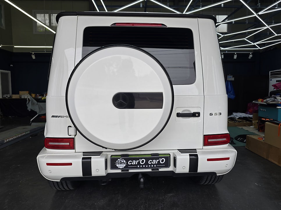 벤츠 g63 브라부스 brabus 바디킷 드라이카본3종, 전동사이드스텝