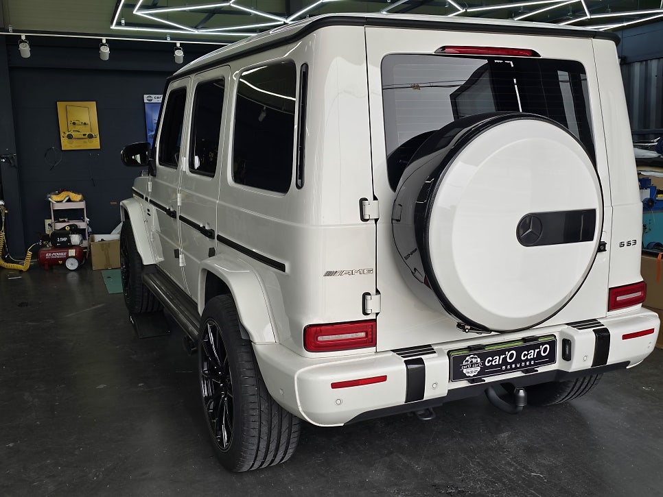 벤츠 g63 브라부스 brabus 바디킷 드라이카본3종, 전동사이드스텝