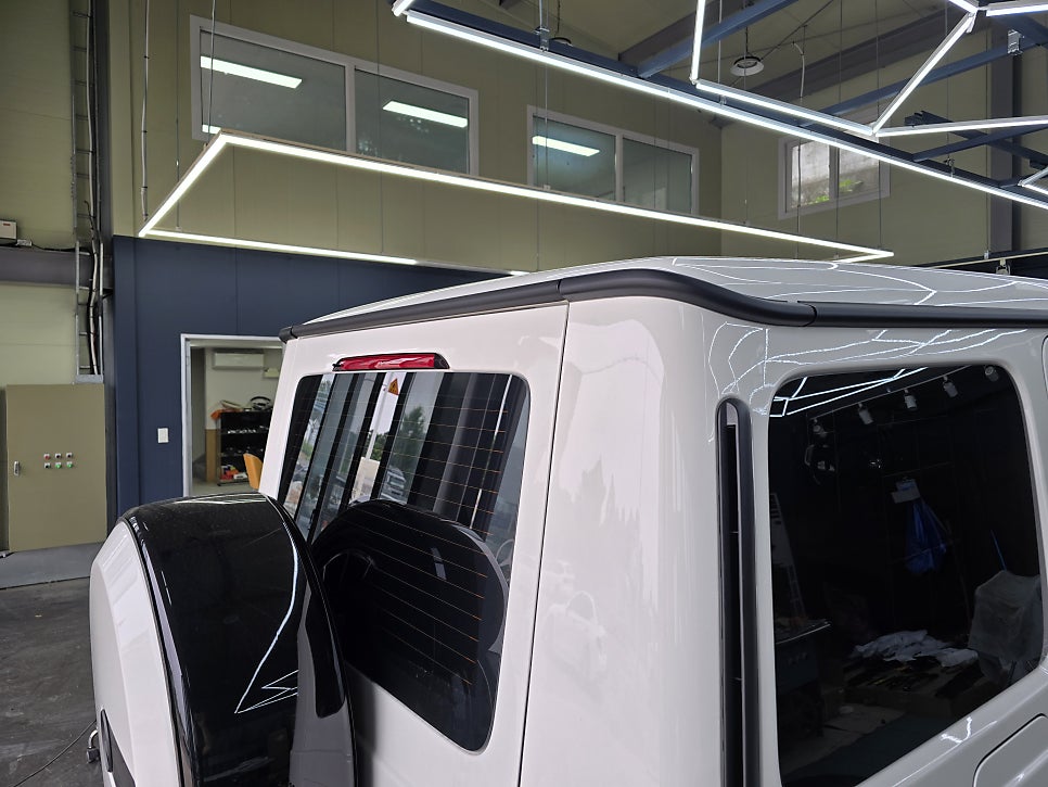 벤츠 g63 브라부스 brabus 바디킷 드라이카본3종, 전동사이드스텝