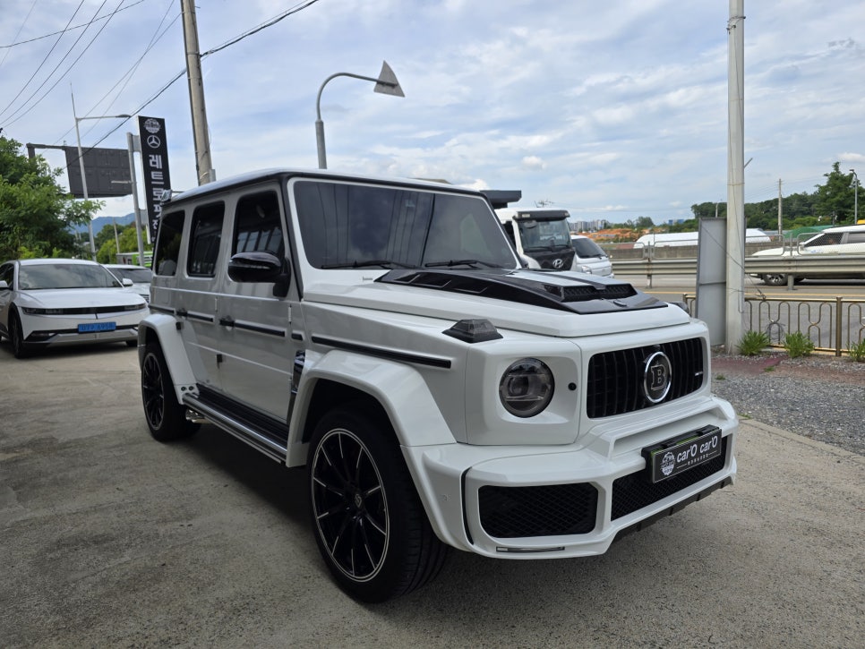 벤츠 g63 브라부스 brabus 바디킷 드라이카본3종, 전동사이드스텝