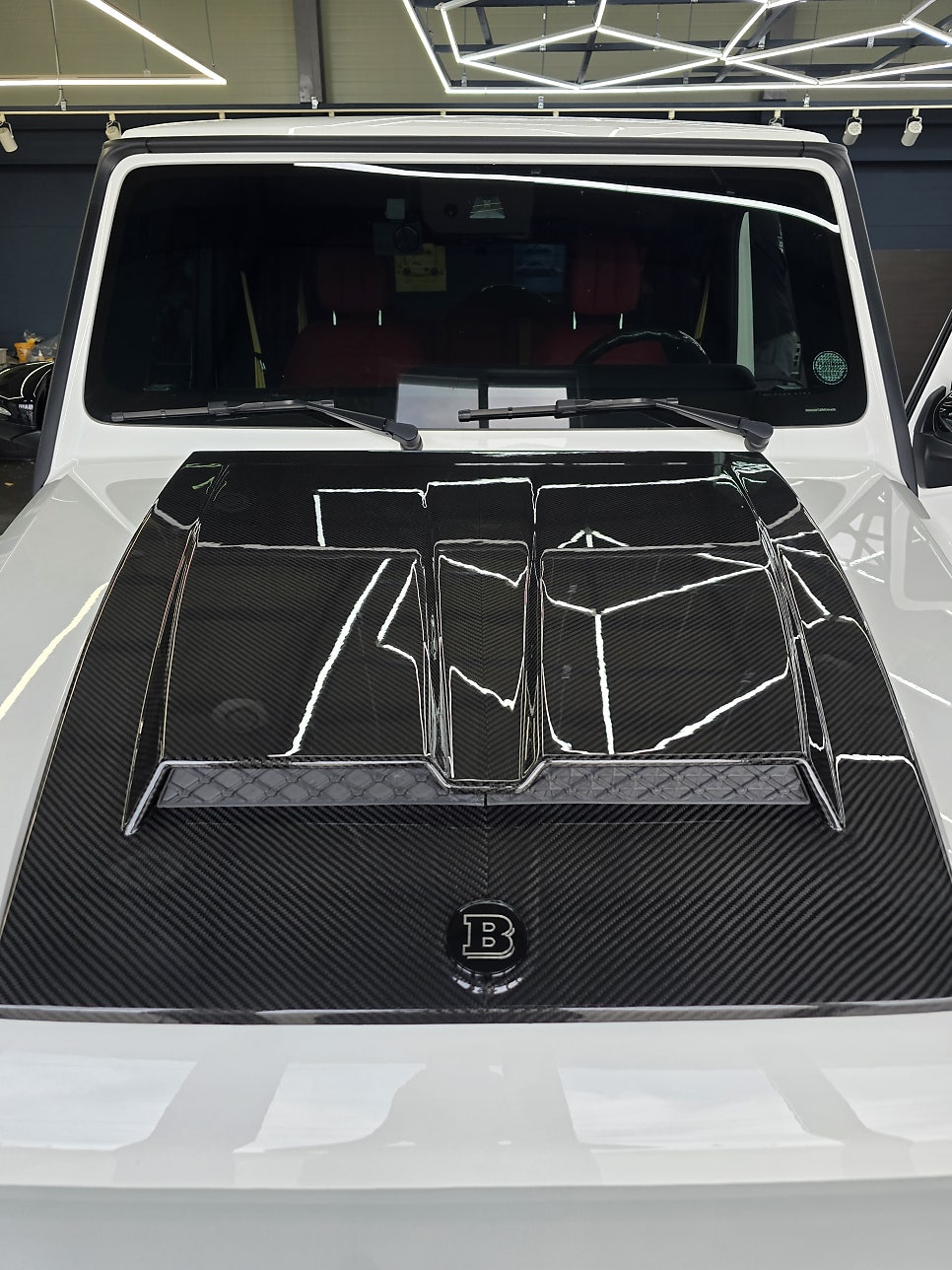 벤츠 g63 브라부스 brabus 바디킷 드라이카본3종, 전동사이드스텝