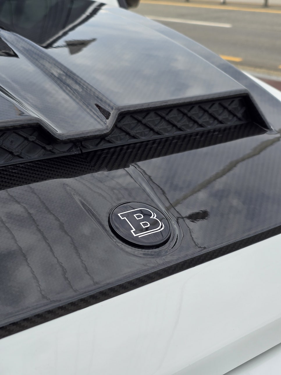 벤츠 g63 브라부스 brabus 바디킷 드라이카본3종, 전동사이드스텝