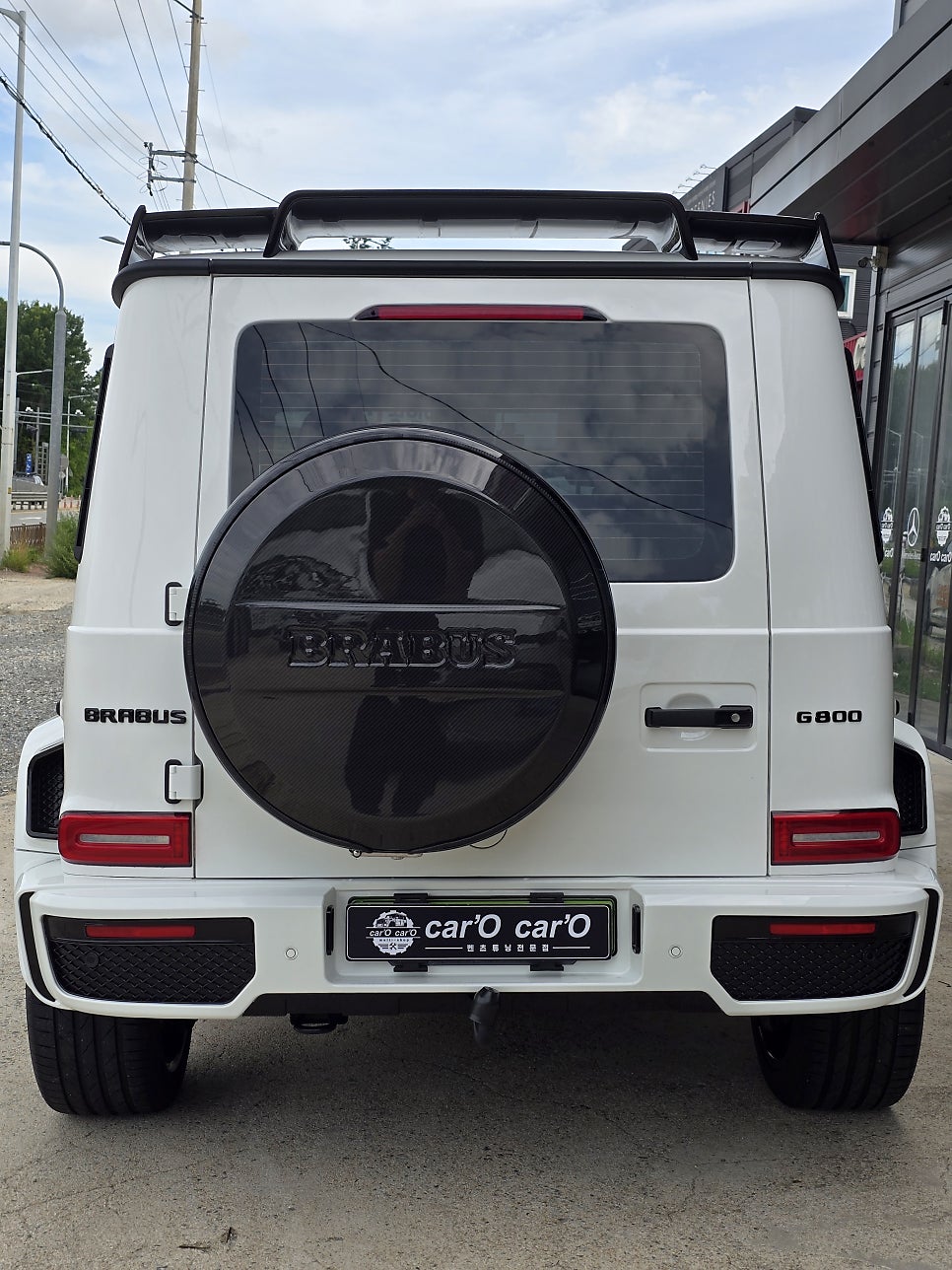벤츠 g63 브라부스 brabus 바디킷 드라이카본3종, 전동사이드스텝
