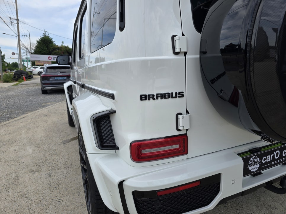 벤츠 g63 브라부스 brabus 바디킷 드라이카본3종, 전동사이드스텝