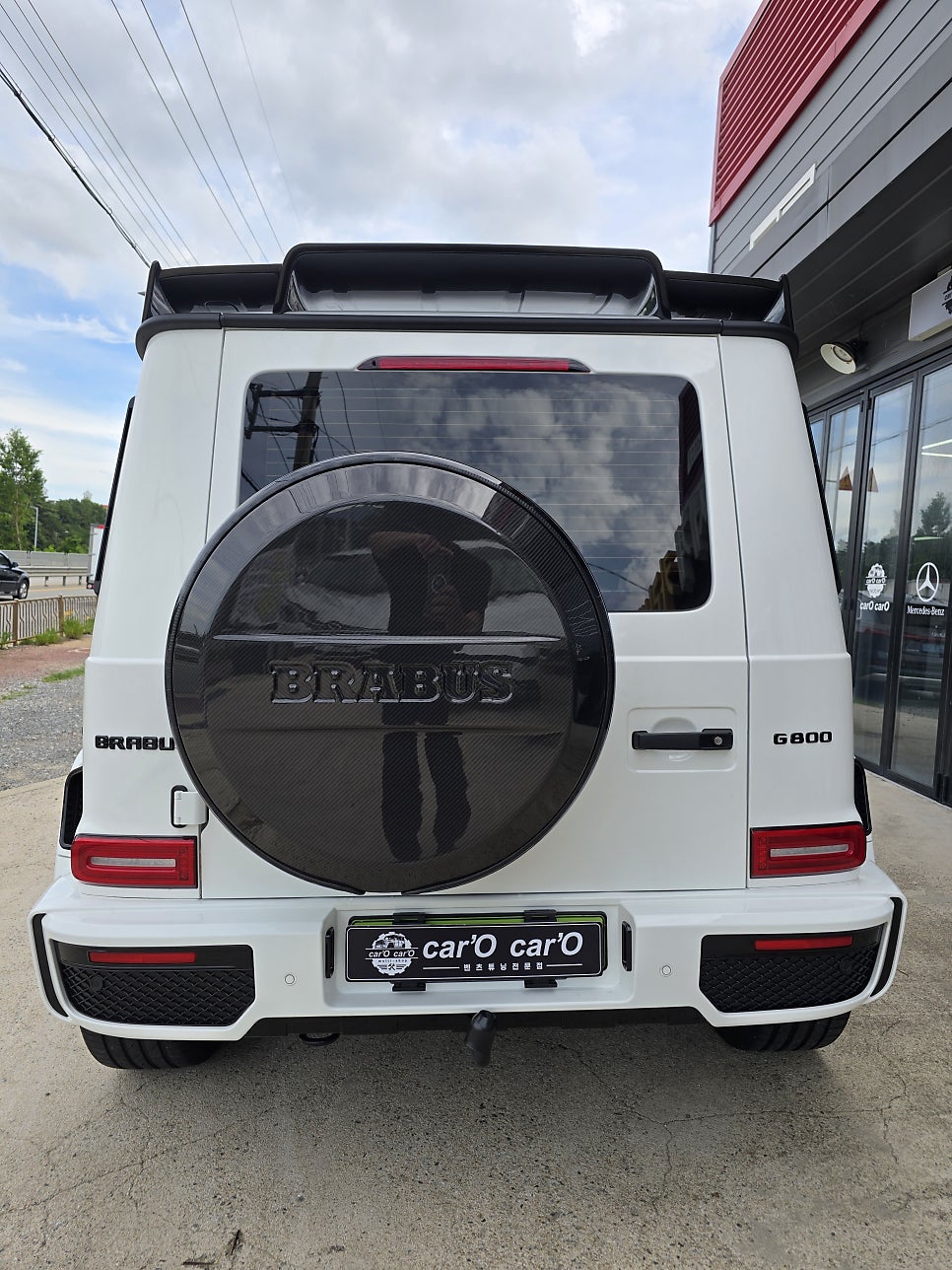 벤츠 g63 브라부스 brabus 바디킷 드라이카본3종, 전동사이드스텝