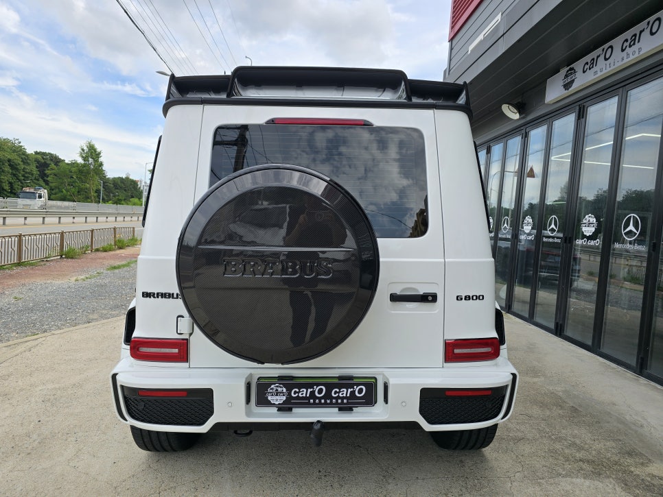 벤츠 g63 브라부스 brabus 바디킷 드라이카본3종, 전동사이드스텝