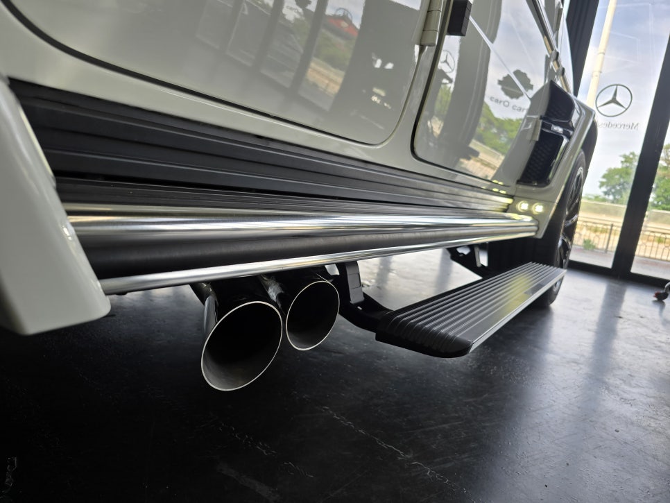 벤츠 g63 브라부스 brabus 바디킷 드라이카본3종, 전동사이드스텝