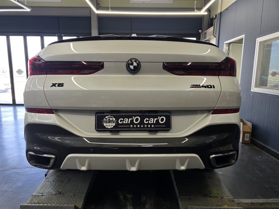 BMW X6 LCI 후기형 - MP 퍼포먼스 머플러팁 블랙