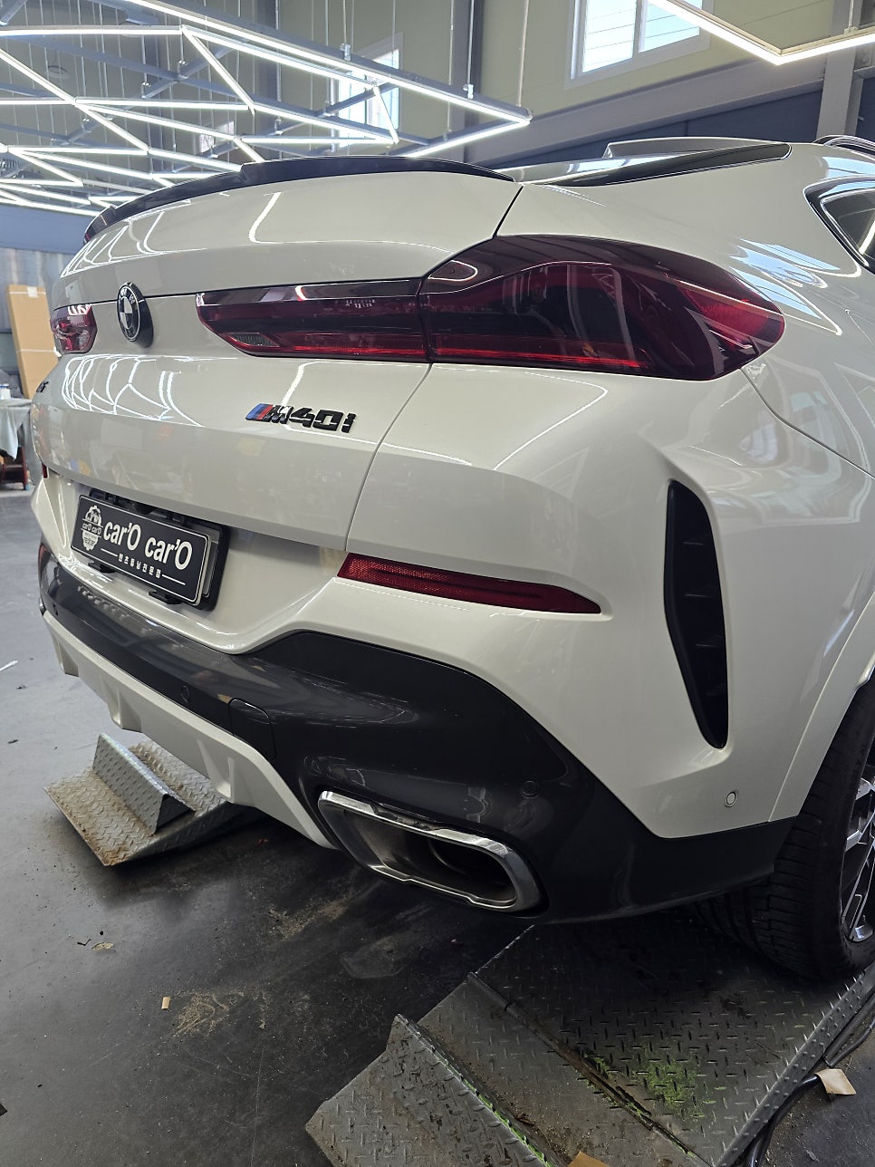 BMW X6 LCI 후기형 - MP 퍼포먼스 머플러팁 블랙