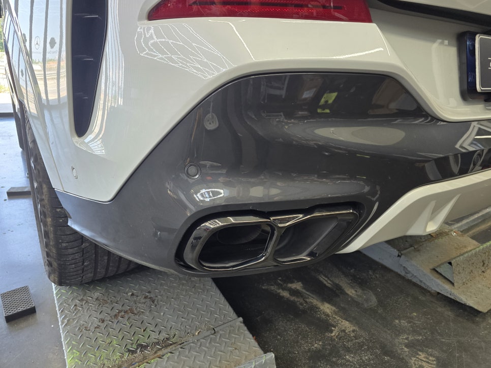 BMW X6 LCI 후기형 - MP 퍼포먼스 머플러팁 블랙