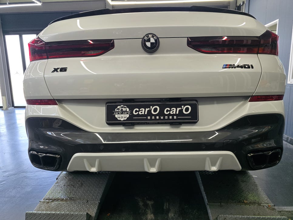BMW X6 LCI 후기형 - MP 퍼포먼스 머플러팁 블랙
