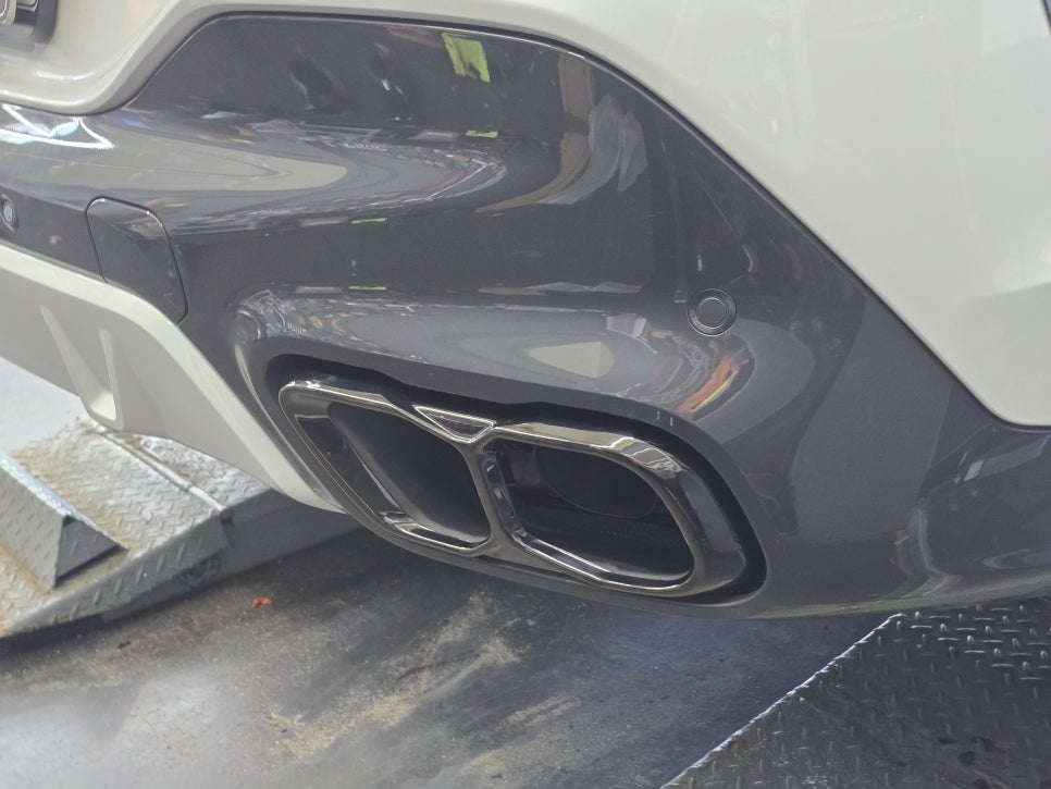 BMW X6 LCI 후기형 - MP 퍼포먼스 머플러팁 블랙