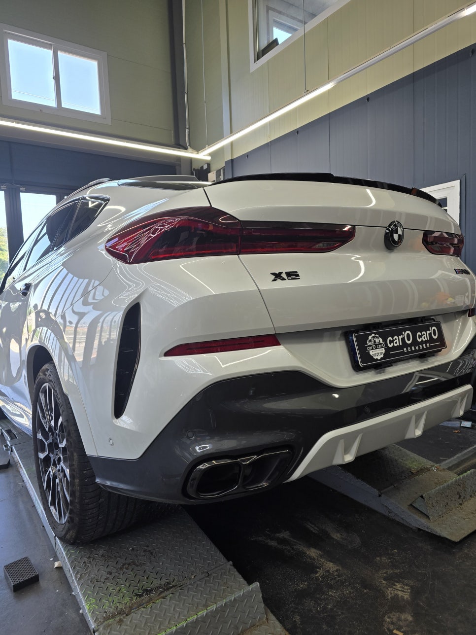 BMW X6 LCI 후기형 - MP 퍼포먼스 머플러팁 블랙