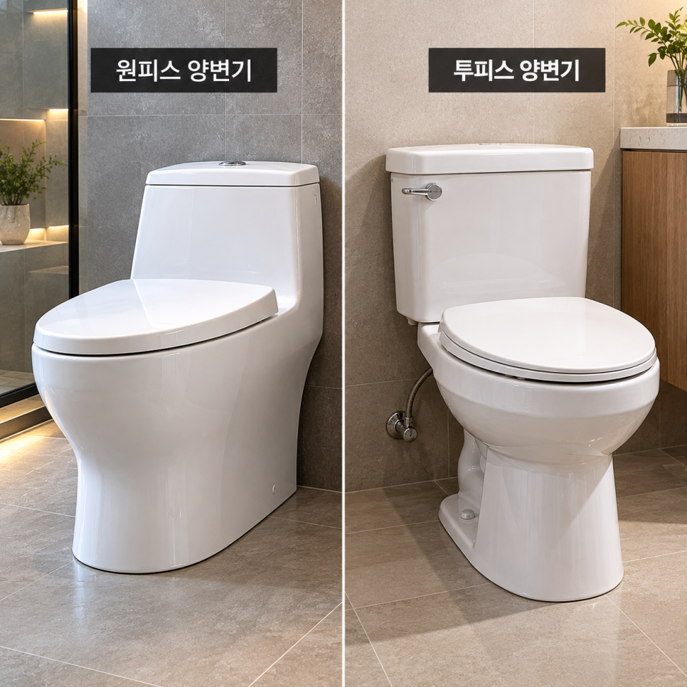 양변기 종류와 디자인별 차이점 어떻게 구분할까?