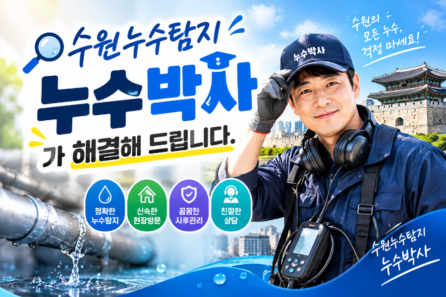 수원누수탐지 누수박사가 해결해 드립니다.